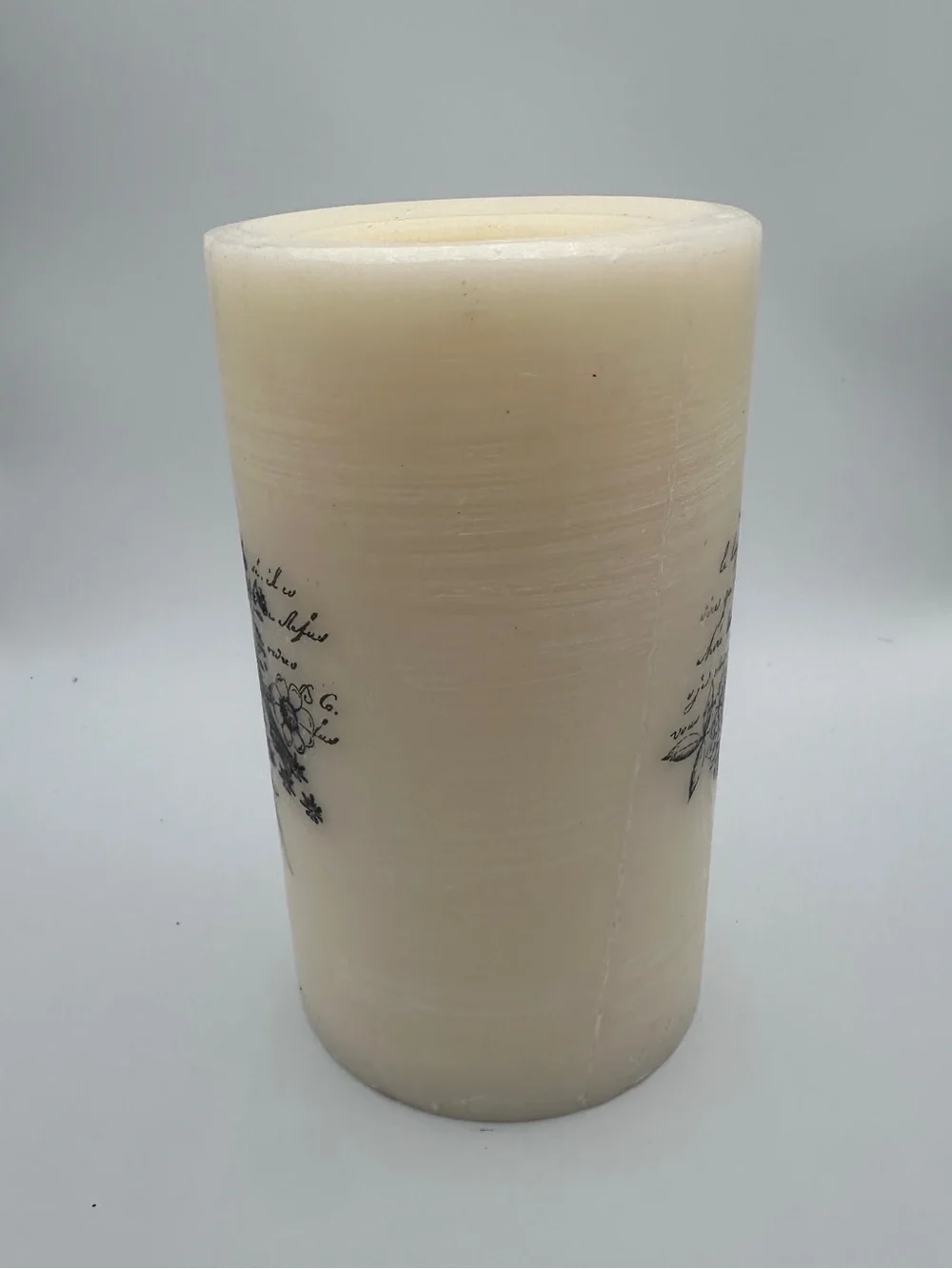 Unbranded Cream Decorative 7” Tall Bird Classic Pillar Candle
